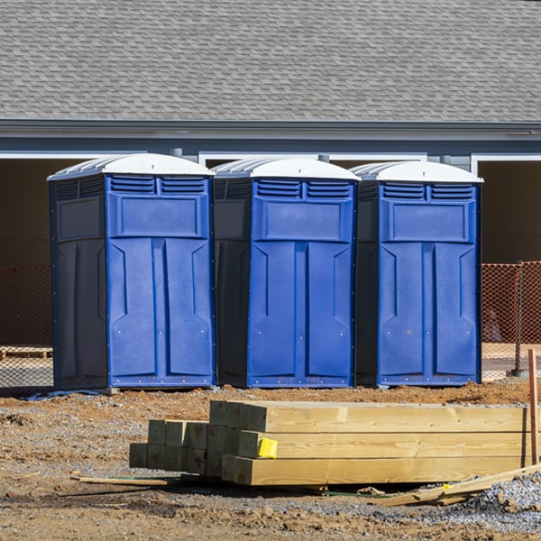 are there different sizes of portable restrooms available for rent in Arden